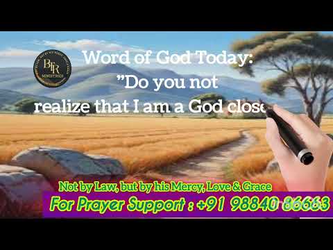 #Daily Bible Verse (English), #04/11/24, #Jeremiah 23 : 23, #Break The Rules Ministries