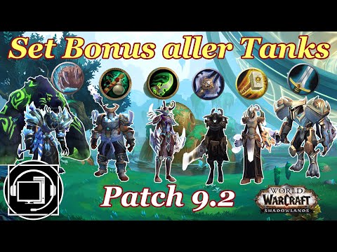 Set Bonus aller Tanks - WoW Shadowlands - Patch 9.2 (PTR)