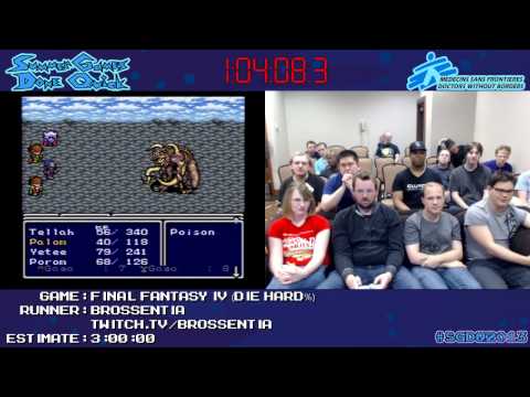 Final Fantasy IV [SNES] :: SPEED RUN (2:21:24) by Brossentia #SGDQ 2013