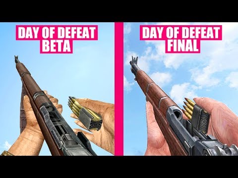 Day of Defeat BETA vs FINAL Weapons Comparison