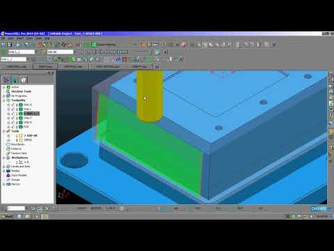 Delcam PowerMill Toolpath Constant Z - How to Run from Bottom?