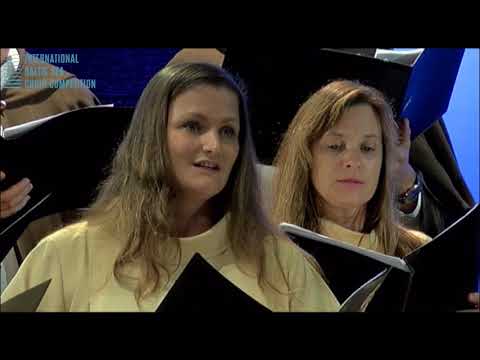 In monte oliveti by Juozas Naujalis, mixed choir Cantate Domino, IBSCC 2018, Compulsory Program