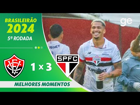 Vitória perde para o São Paulo por 3 a 1 no Barradão