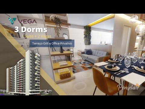 Lançamento VEGA Assunção Santo André Apartamento Decorado com 3 Dorms Suite 2 Vagas e Churrasqueira