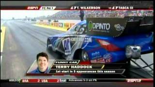 Ron Capps Terry Haddock Hot Rod Fullers Tire Rnd1 FC Route 66 Nationals 2011.mpg