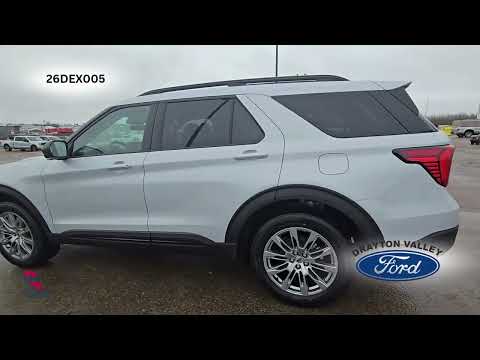 2026 Ford Explorer Active w/200A Pkg 4WD in White for sale at Drayton Valley Ford in Drayton Valley, AB