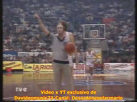 CINTA BETA DE 1985 BALONCESTO SEGMENTO DE ÚLTIMOS MINUTOS DE REAL MADRID VS BANCO DI ROMA
