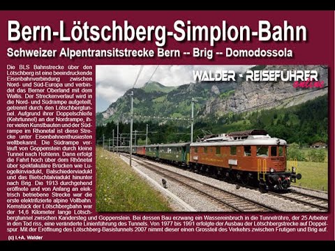Reieseführer BLS Bern-Lötschberg-Simplon-Bahn