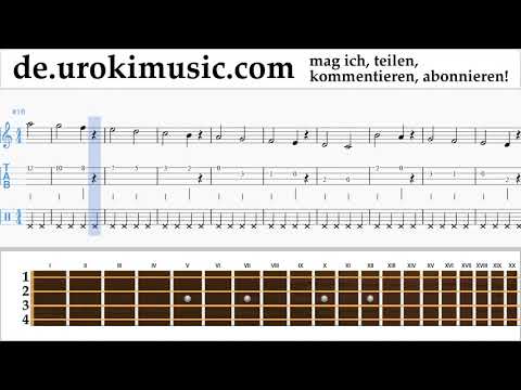 Ukulele Lernen Dua Lipa - New Rules Tabulatur Teil#1 Übungen um-i995