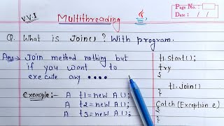 join() method in java multithreading | Learn Coding