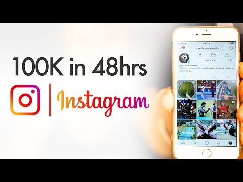 How to Gain 100K Instagram Followers in 48 Hours Video