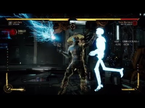 Mk 11 - Raijin Raiden corner combos and discharge extentions (250-607 damage)