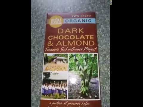 Organic Dark Chocolate & Almond Food Review [Whole Foods]