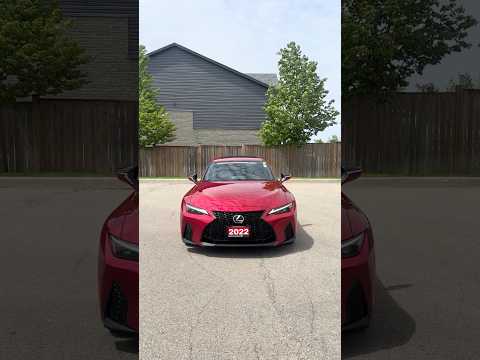 2022 Lexus IS in Red for sale at North London Toyota in London, ON