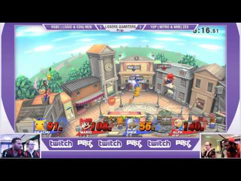 S@P - VGBC | Logic & COG MVG | Mew2King vs. 1up | Nitro & NME | Zex - SSB4 LQ - Smash Wii U