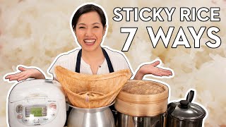 7 Ways to Cook Thai Sticky Rice (with Bonus Hack!) หุงข้าวเหนียว 7 วิธี