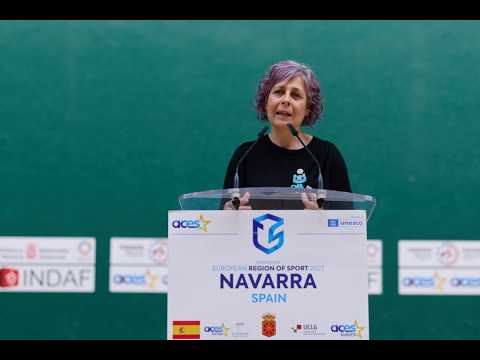 Esnaola señala que Navarra está preparada para ser “una región europea referente en el deporte