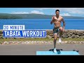 20 MINUTE TABATA WORKOUT Full Body One Dumbbell Warm Up Strength Cardio W Ash Crawford