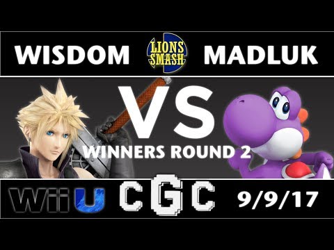 CGC Smash Fall 2017 - Wisdom (Cloud) vs madluk (Bowser, Yoshi) - Smash 4 Winners Round 2