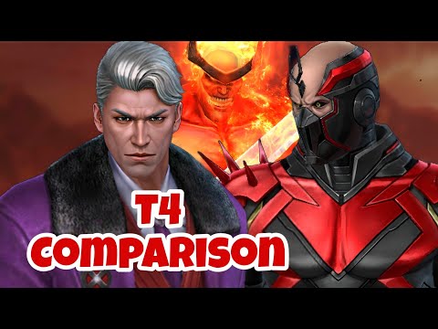 magneto vs black bolt t4 comparison | Who is better t4 magneto or black bolt🤔 | marvel future fight