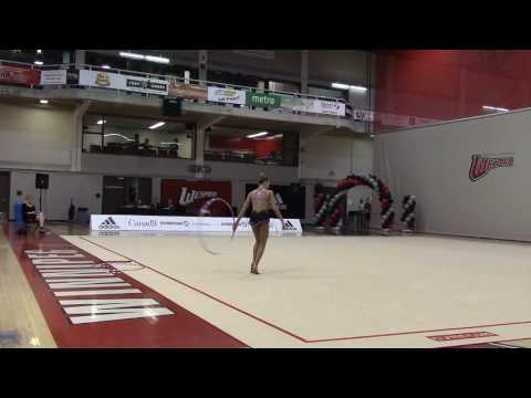 Alexandra Chtrevenskii Junior Hoop 2016 CDN Championships RG Comp B