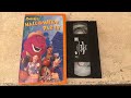 Opening Closing To Barney S Halloween Party 2003 VHS Side Label 037 My 26th Birthday Edition