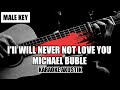 MICHAEL BUBLE - I'II WIL NEVER NOT LOVE YOU || Karaoke with Lyrics