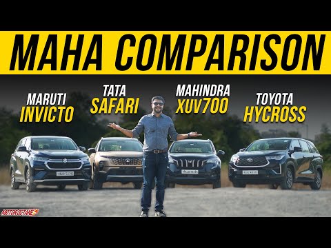 New Tata Safari vs Mahindra XUV700 vs Toyota Innova Hycross vs Maruti Invicto