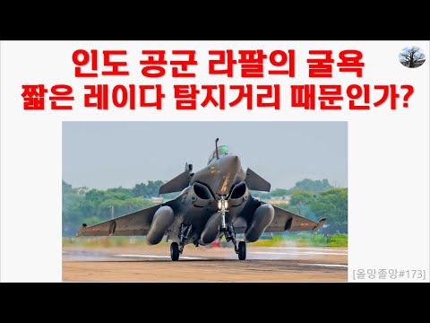 인도 공군 라팔의 굴욕. 짧은 레이다 탐지거리 때문인가?