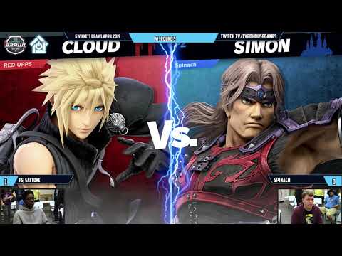 Gwinnett Brawl April 2019 - FS| SaltOne(Cloud) vs Spinach(Simon) - W. Round 5