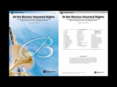 At the Movies: Haunted Nights, arr. Justin Williams -- Score & Sound