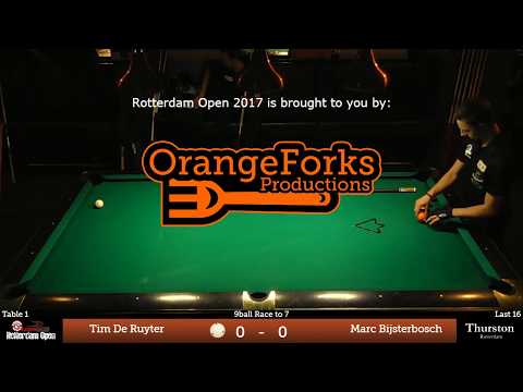 Tim De Ruyter (NL) v Marc Bijsterbosch (NL) | Rotterdam Open 2017 | Last 8