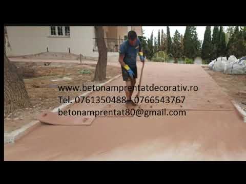 Beton Amprentat Dretea -Cluj Tel.0761350488 -0766543767