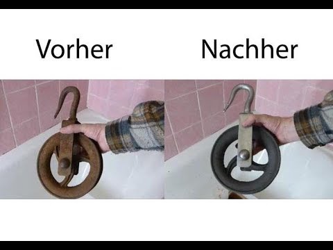 Rost entfernen mit Essig  - So wirds gemacht!