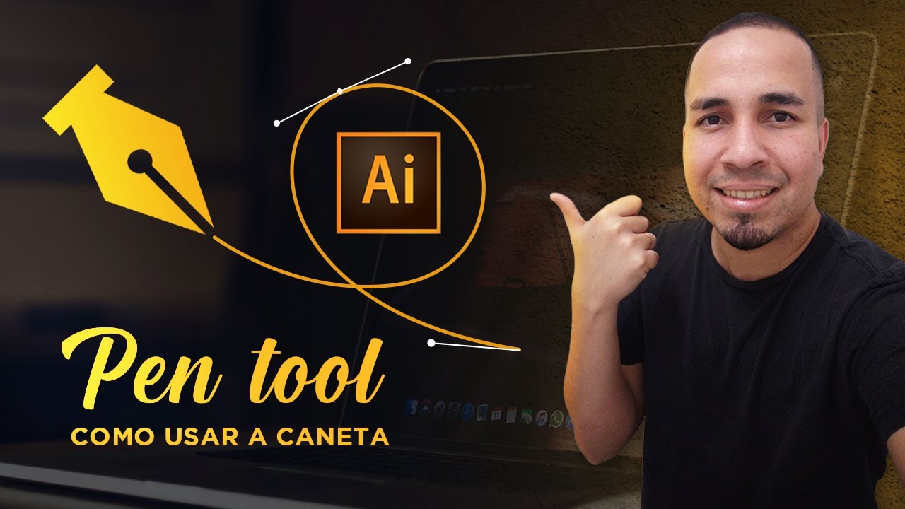 Como usar a Pen Tool no ILLUSTRATOR I Ferramenta Caneta
