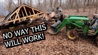 Is it Junk? - Saving Collapsed Cabin Roof - John Deere 755 Tractor