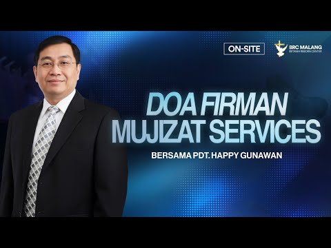Live !! I Ibadah Doa Firman Mujizat 30 Oktober 2025 BRC Malang - Ps. Happy Gunawan