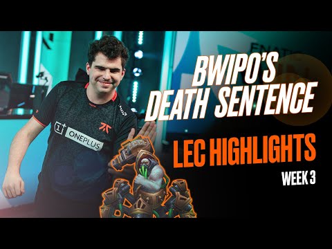 BWIPO'S DEATH SENTENCE | LEC 2020 Spring Highlights (Week 3)