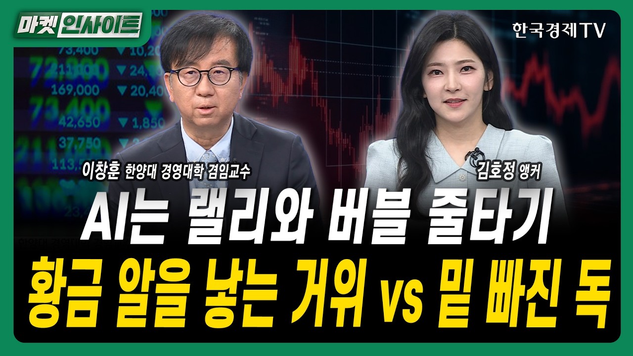AI는 랠리와 버블 줄타기...황금 알을 낳는 거위 vs 밑 빠진 독ㅣ이창훈 한양대 경영대학 겸임교수