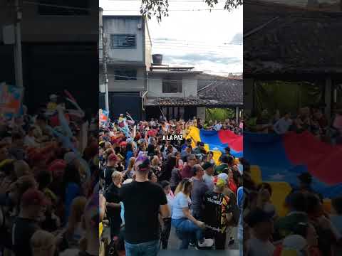 La gente salio a la calle en San Cristobal Táchira Venezuela