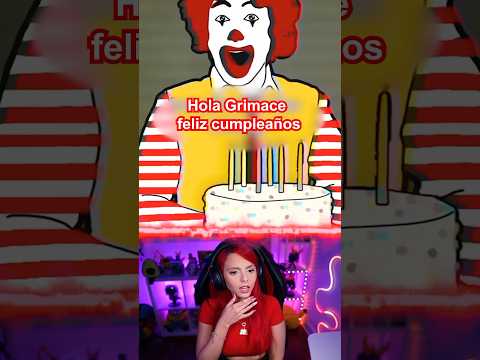 El oscuro secreto de GRIMACE y Ronald McDonald!!😰 ATERRADORA historia real😱☠️ #grimace #shorts