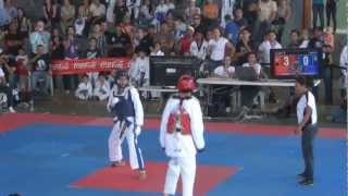 preview picture of video '7° Cheetah's Open 2012 Santa Tecla Taekwondo * ESA vs MEX * 28/07/2012 FULL HD'