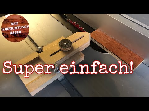 Sawing thin strips on the table saw | The jig maker