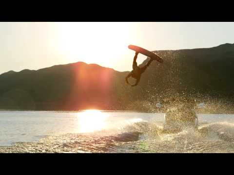 Wakeboard Superman in Super Slow Motion!