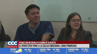 ATAQUE CON UN CUCHILLO A ALUMNA DE ALDERETES