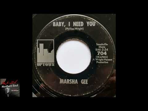 Marsha Gee - Baby, I Need You - (1965)
