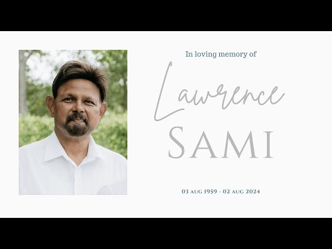 Funeral Service of Lawrence Sami