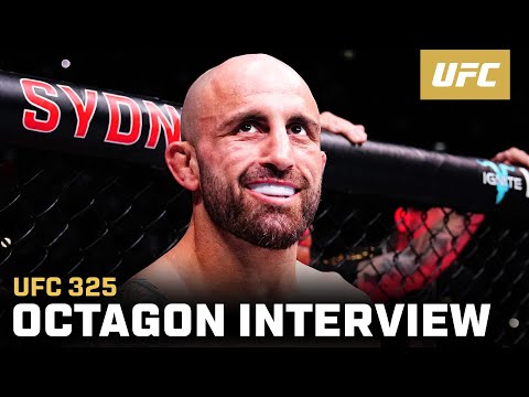 Alexander Volkanovski Octagon Interview | UFC 325