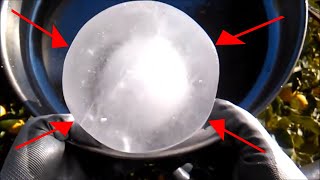 Experiment: Freezing Water With a Nano Coated Tetrahedron Pyramid Below The Jar - Plasma Technology