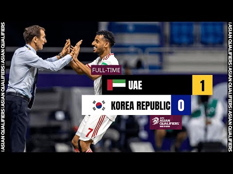 #AsianQualifiers - Group A | United Arab Emirates 1 - 0 Korea Republic